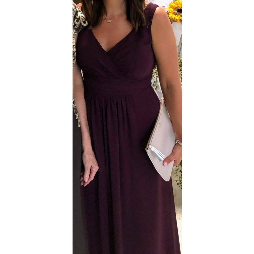 Bill Levkoff Bridesmaids Dress Size 10 Plum